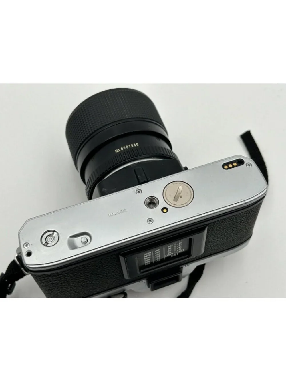 Vintage Minolta X-370 SLR 35mm Camera With Lens And Strap - Untested